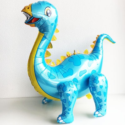 Ходячий шар Динозавр Стегозавр голубой