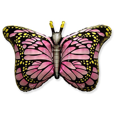 Бабочка крылья розовые