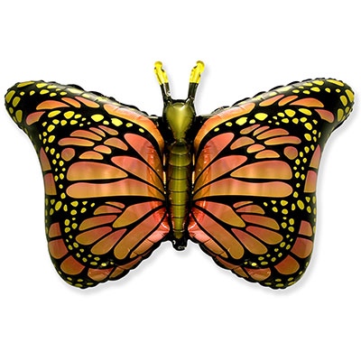 Бабочка крылья оранжевые